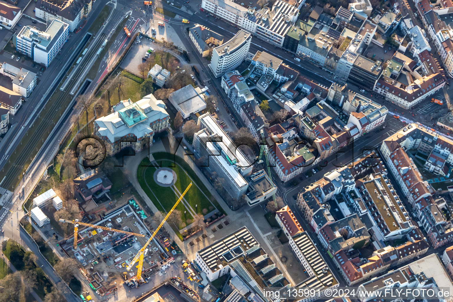 Federal Court of Justice in the Hereditary Grand Ducal Palace in the district Innenstadt-West in Karlsruhe in the state Baden-Wuerttemberg, Germany