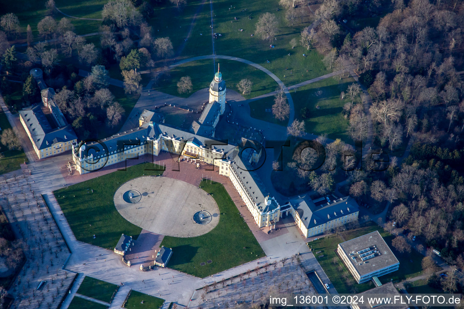 Baden State Museum in the Castle in the district Innenstadt-West in Karlsruhe in the state Baden-Wuerttemberg, Germany