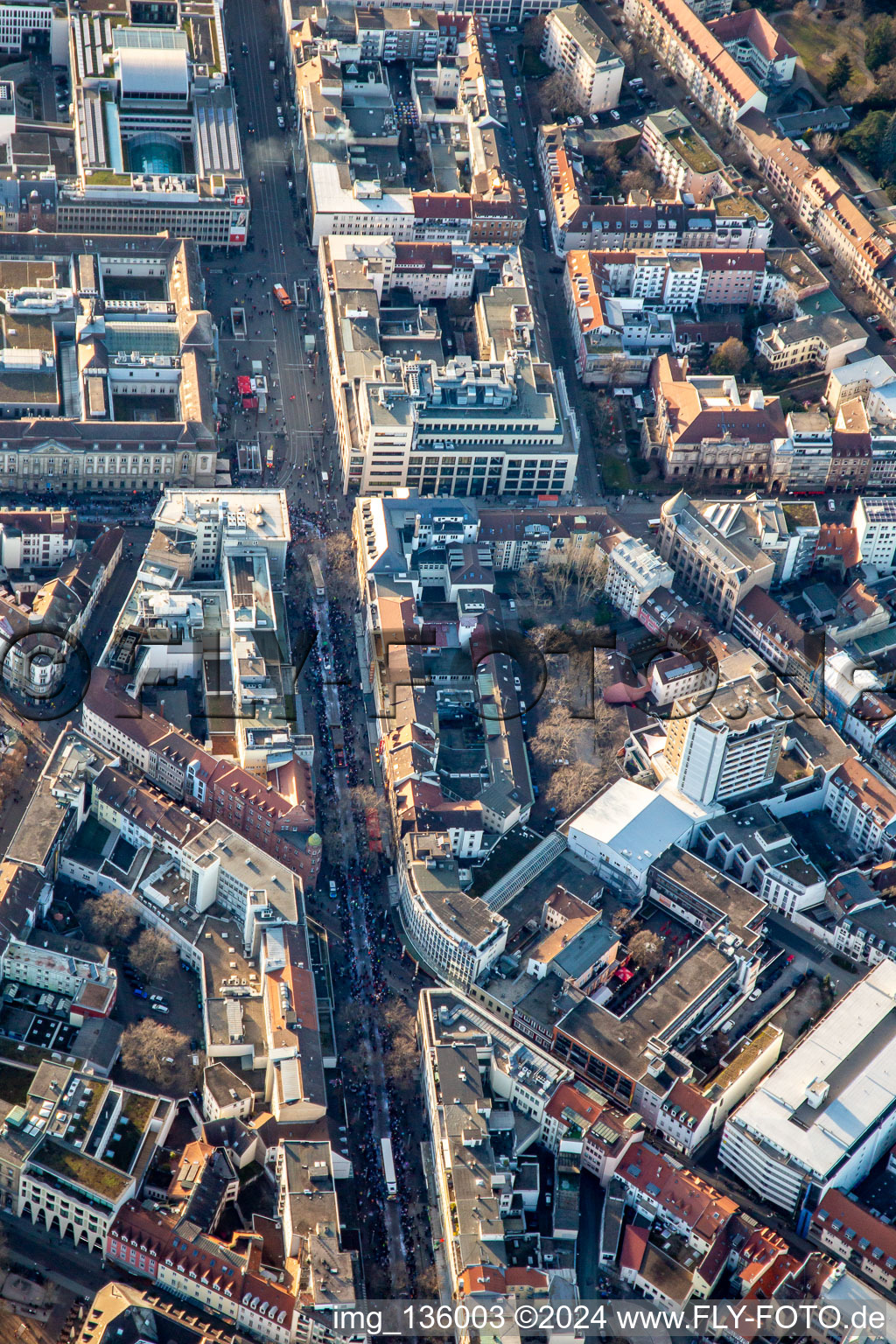 Kaiserallee x Herrenstr in the district Innenstadt-West in Karlsruhe in the state Baden-Wuerttemberg, Germany