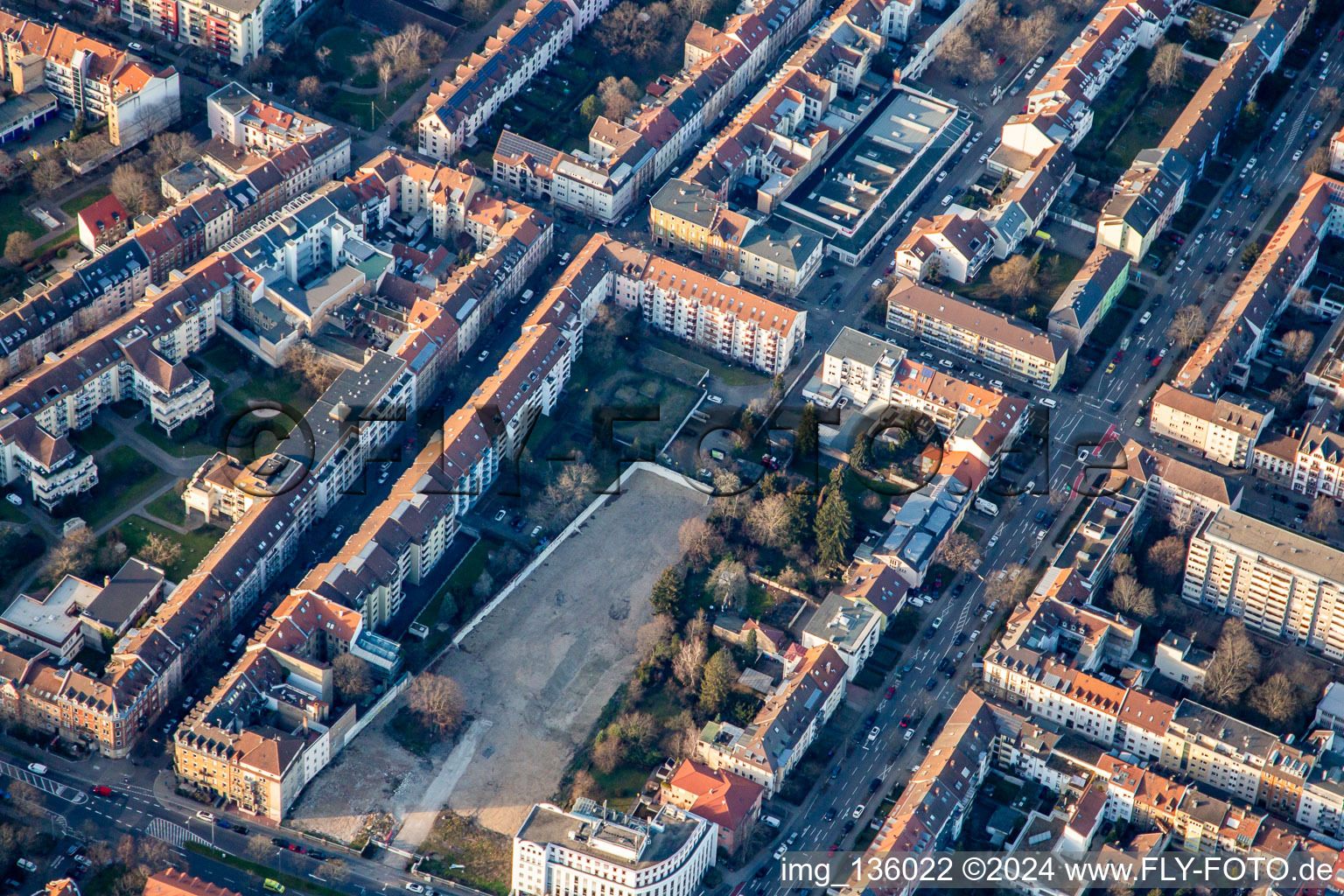 Brauerstr in the district Weststadt in Karlsruhe in the state Baden-Wuerttemberg, Germany