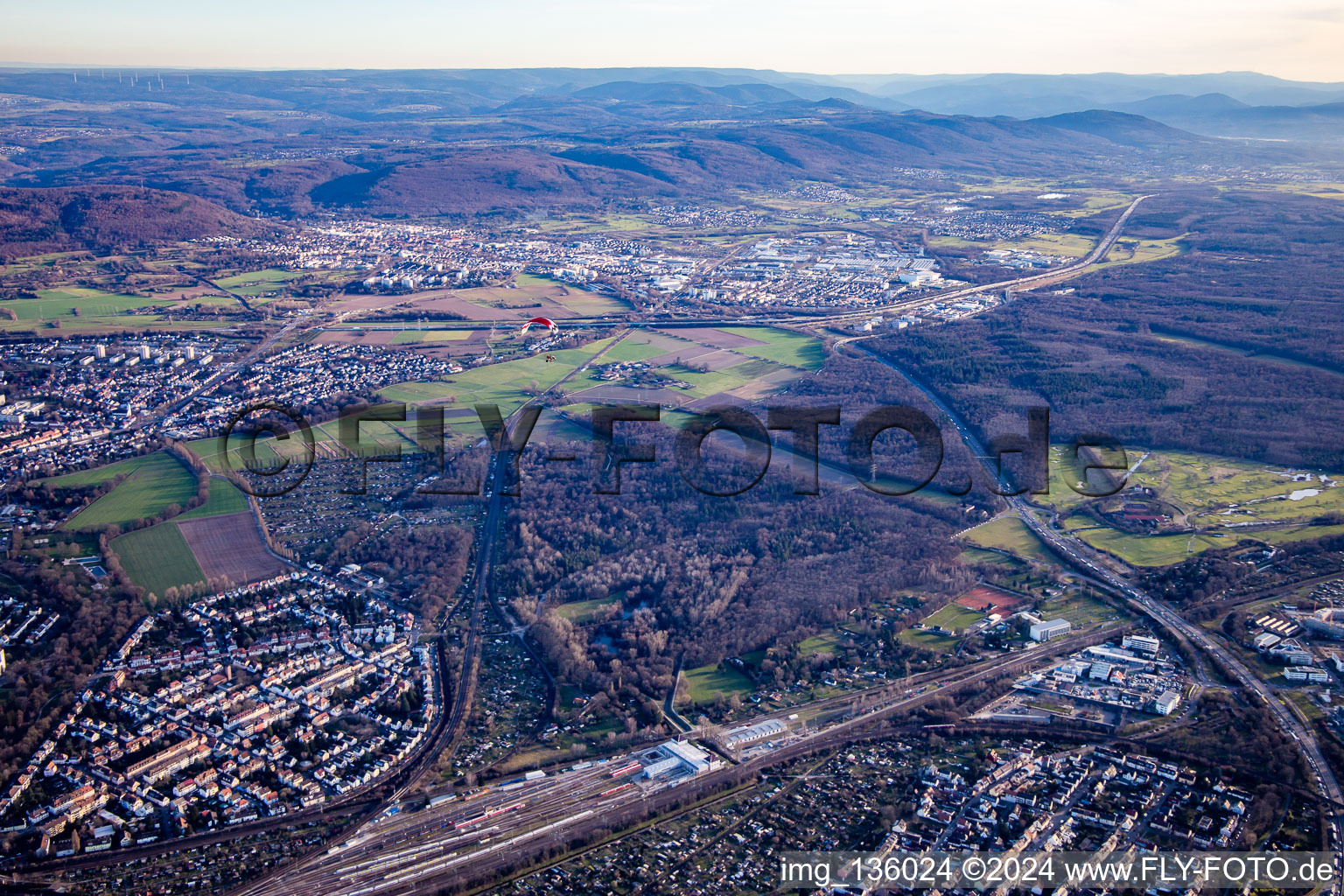 Weiherwald in the district Weiherfeld-Dammerstock in Karlsruhe in the state Baden-Wuerttemberg, Germany