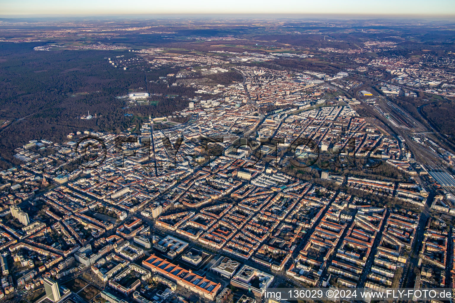 Brauerstrasse x Kriegsstr in the district Südweststadt in Karlsruhe in the state Baden-Wuerttemberg, Germany