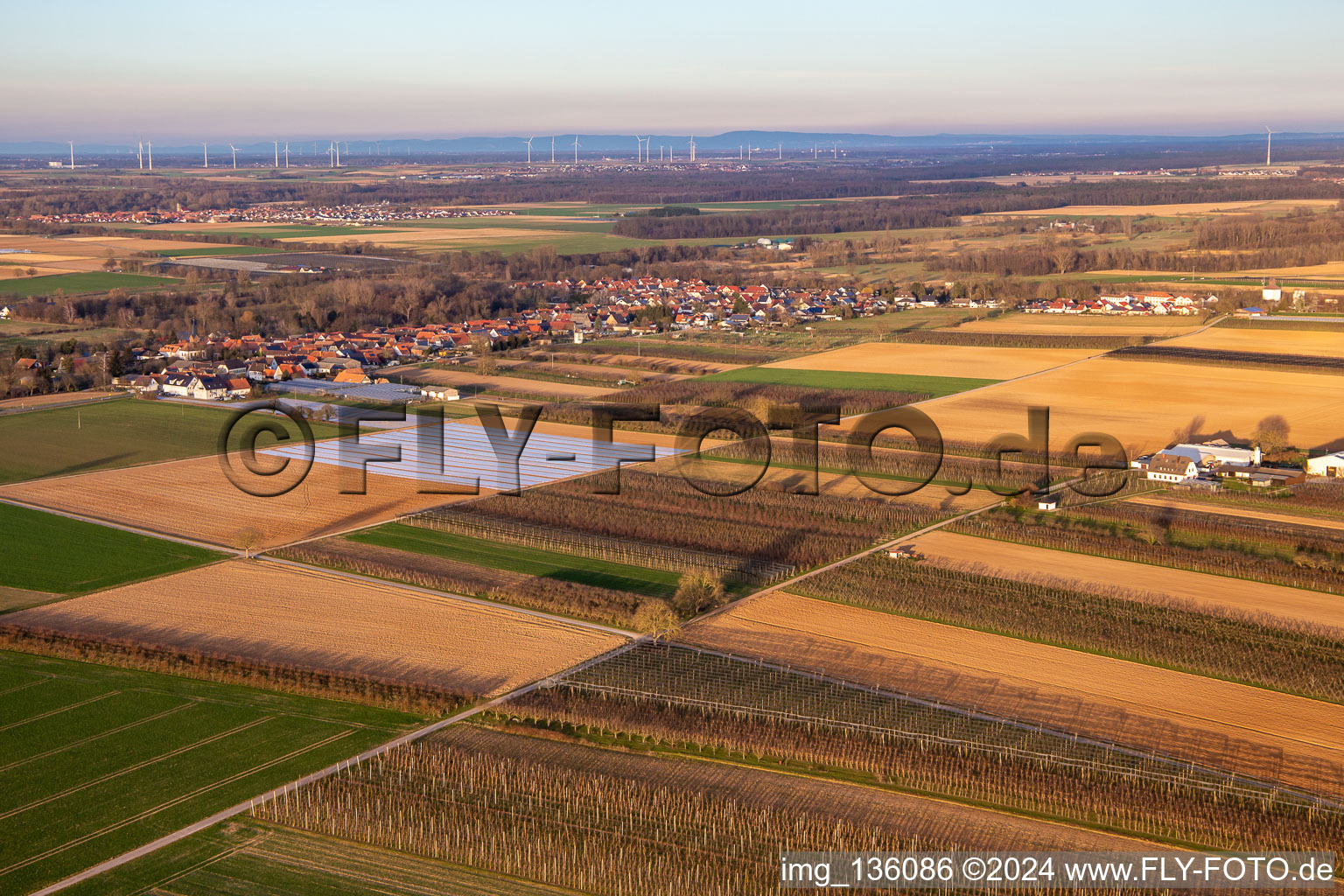 From the southwest in Winden in the state Rhineland-Palatinate, Germany