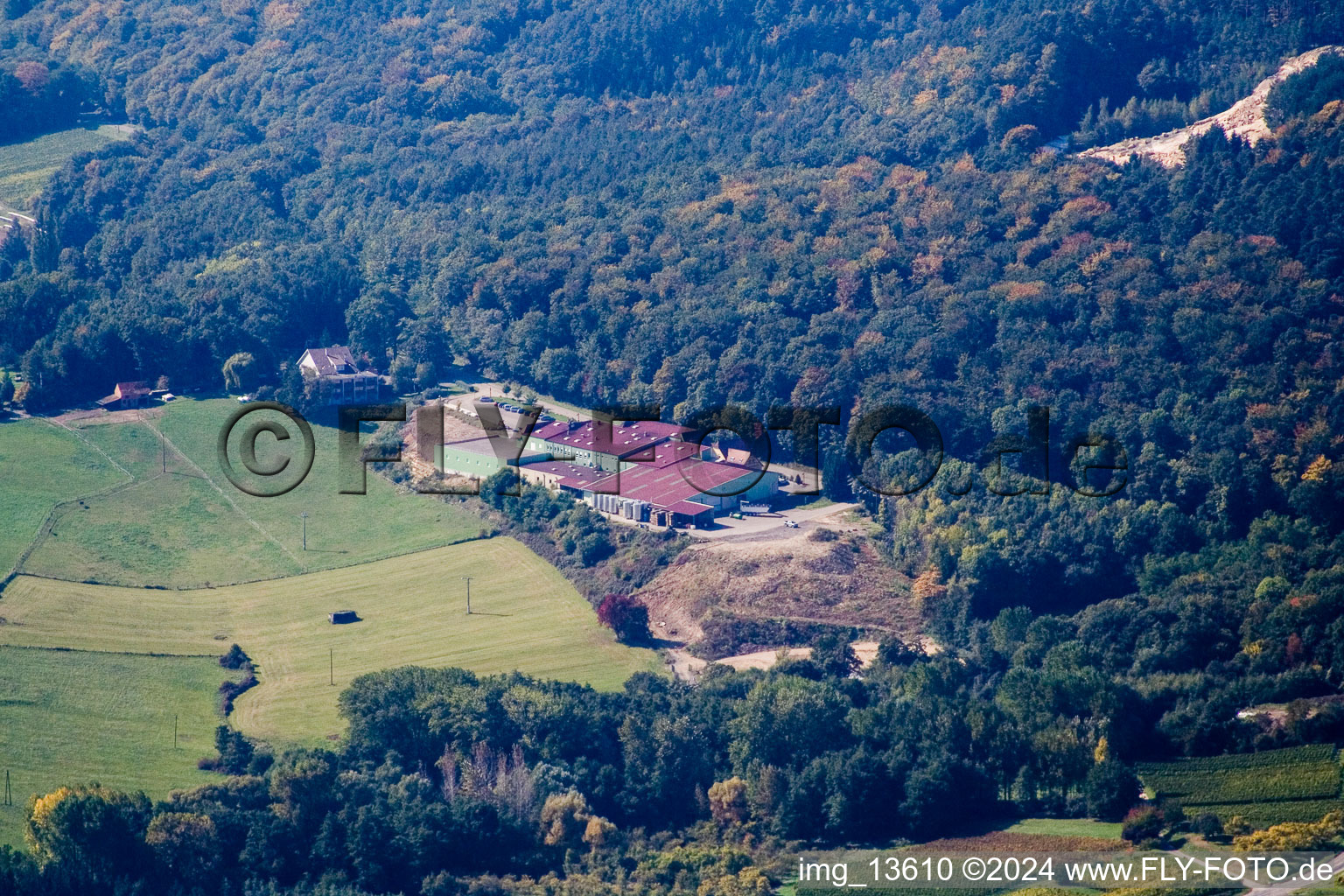 Winegrowers' cooperative in Cleebourg in the state Bas-Rhin, France