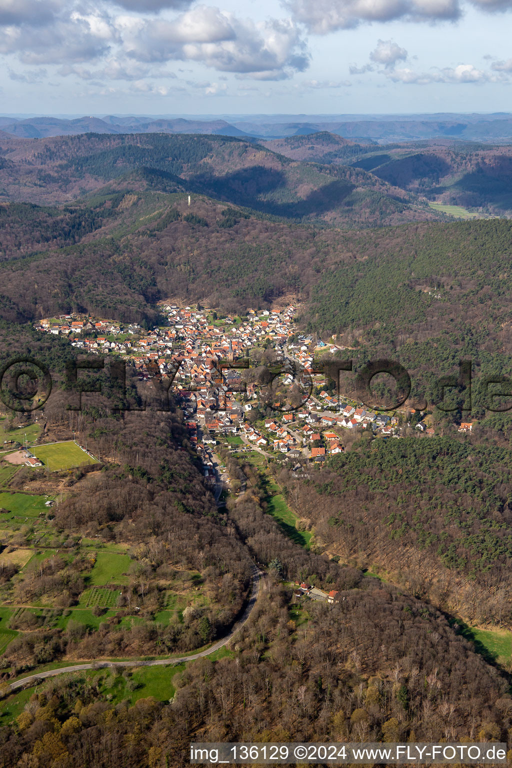 Sleeping Beauty of the Palatinate in Dörrenbach in the state Rhineland-Palatinate, Germany