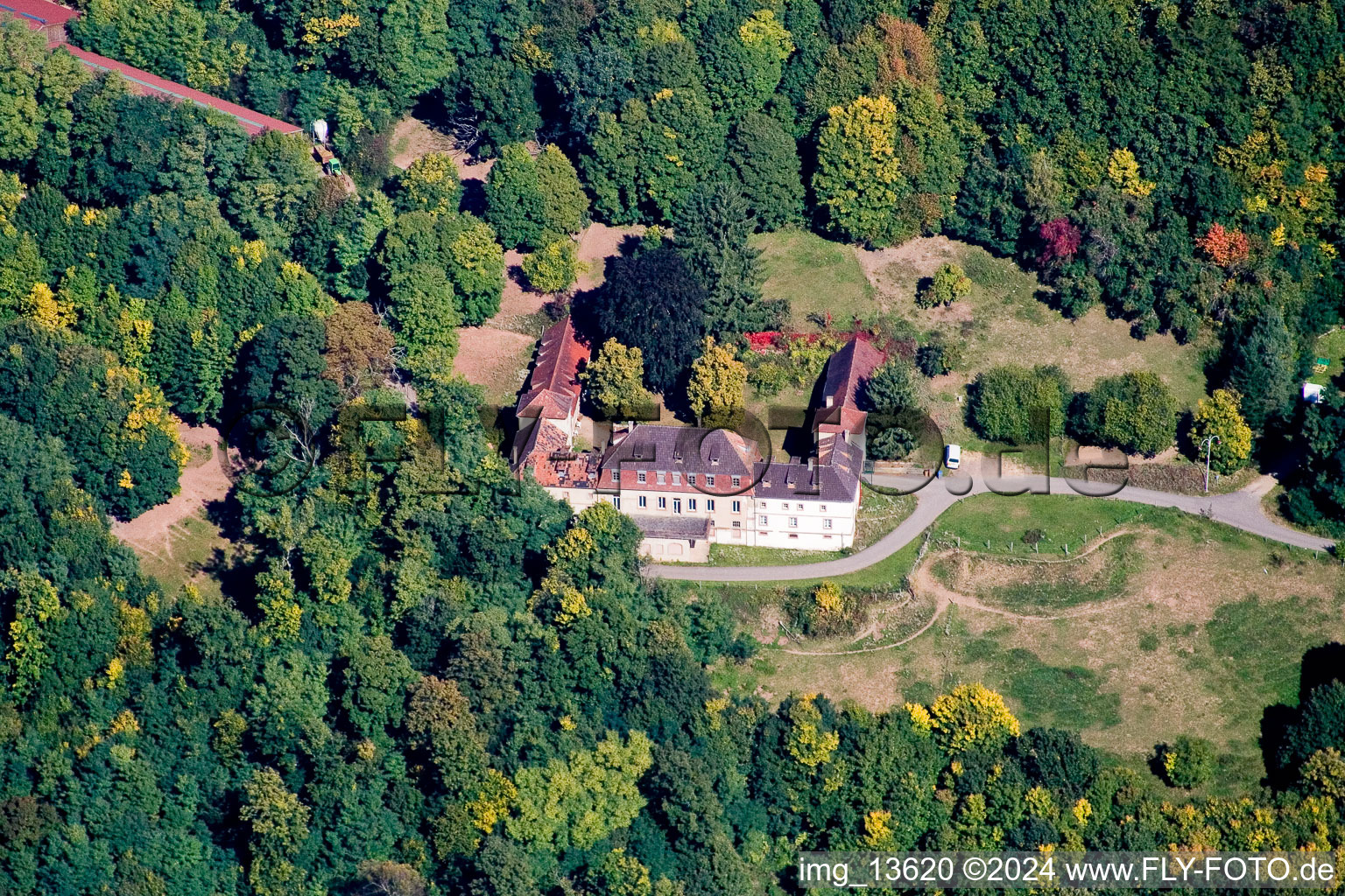 Oblique view of Weiler in the state Bas-Rhin, France