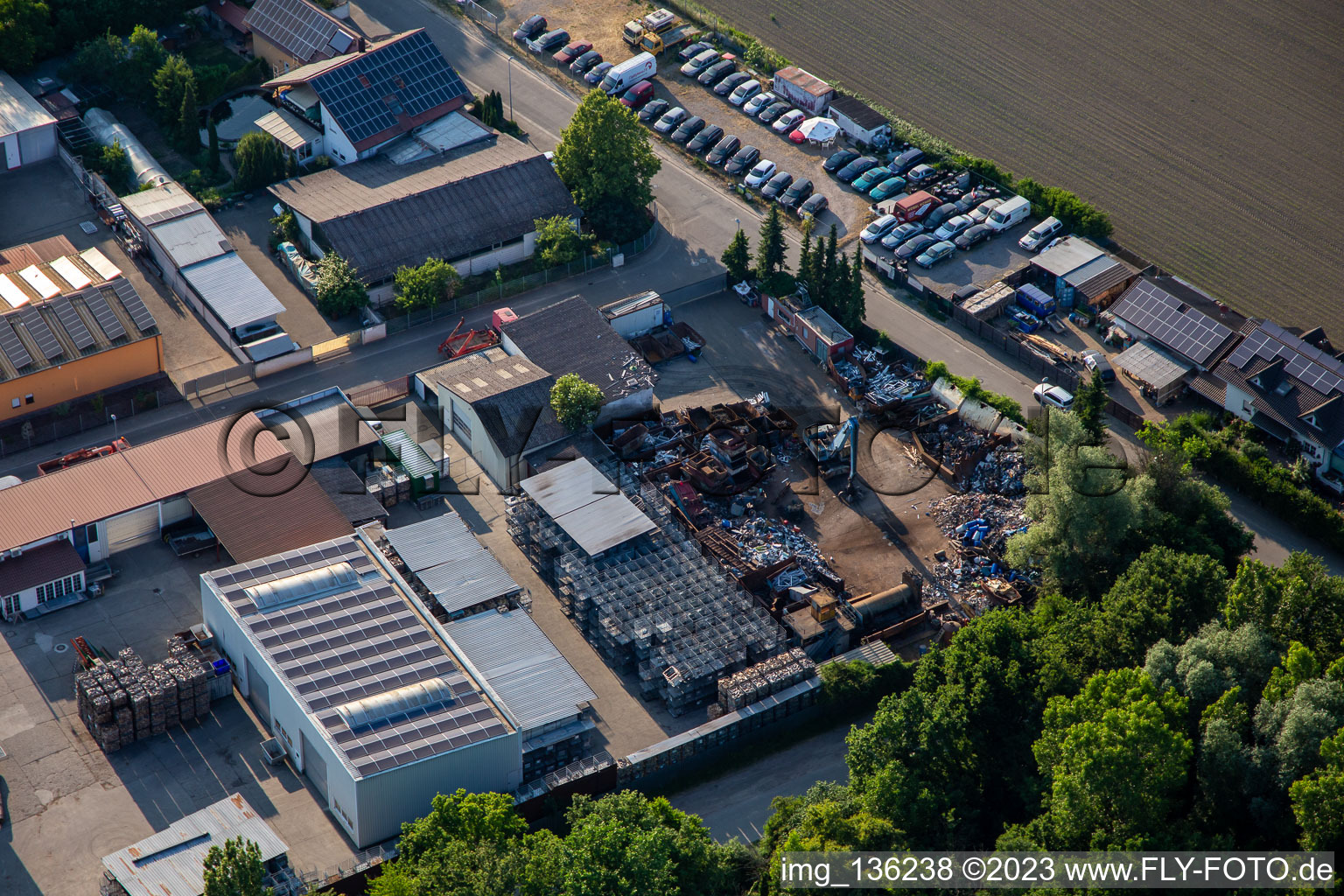 S&M Recycling Linde in Hördt in the state Rhineland-Palatinate, Germany