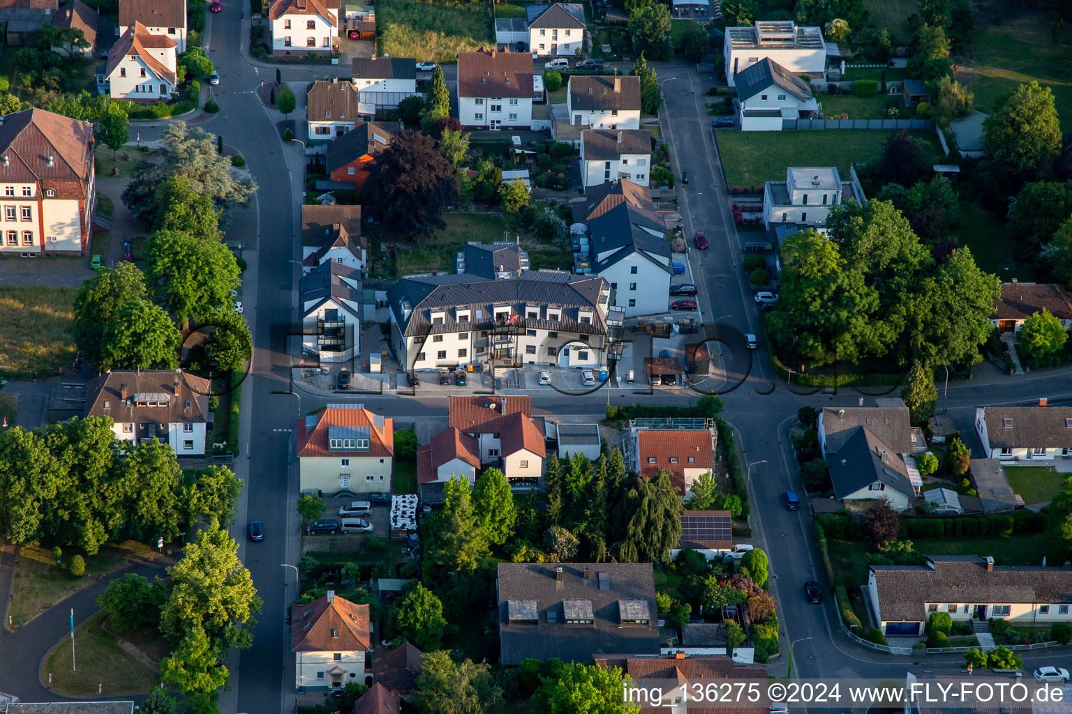 New building on Scheffelstr in Kandel in the state Rhineland-Palatinate, Germany