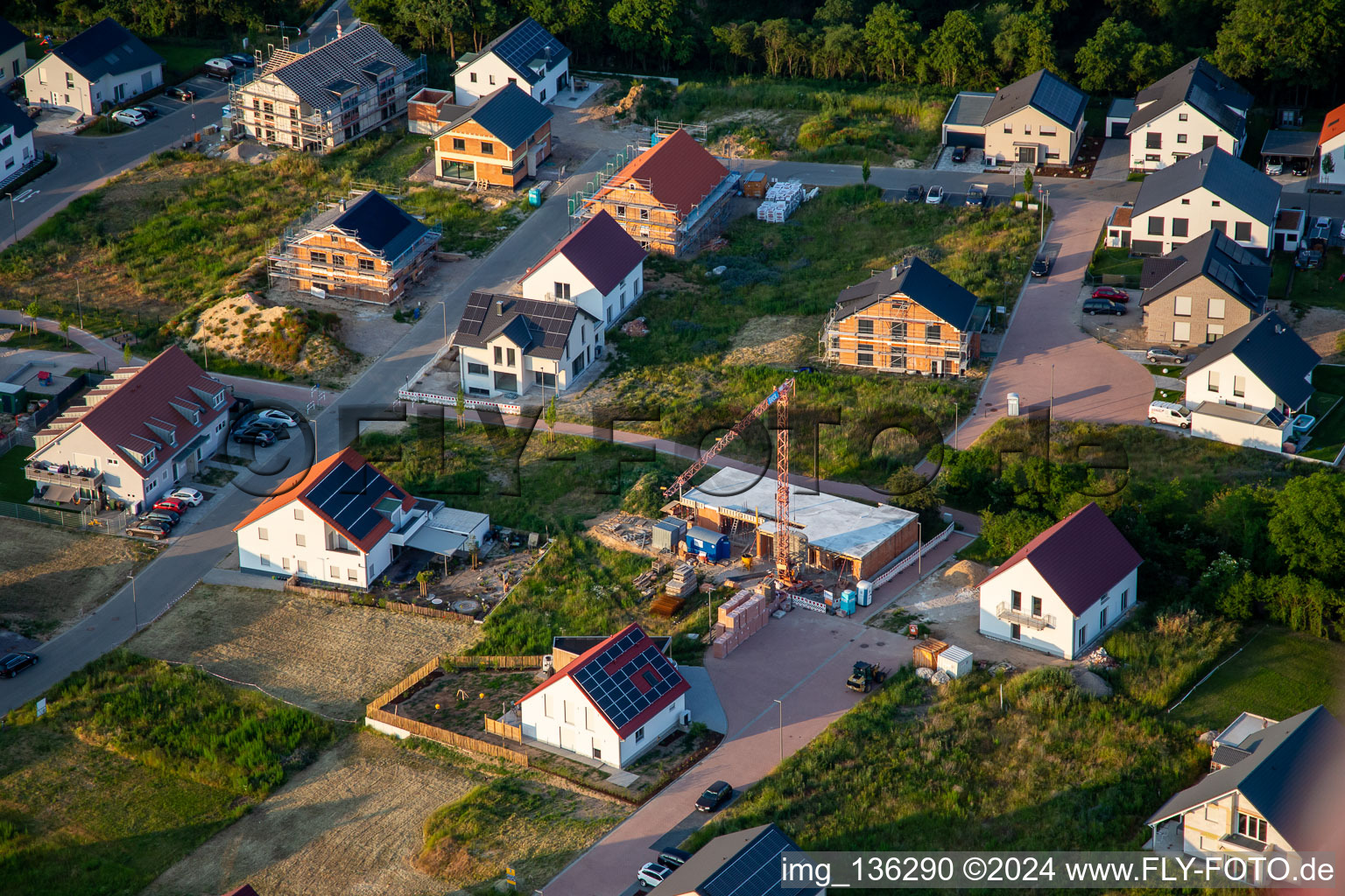 New development Tulpenweg in Kandel in the state Rhineland-Palatinate, Germany