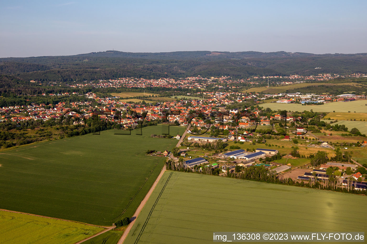 Herzfeldweg in the district Rieder in Ballenstedt in the state Saxony-Anhalt, Germany