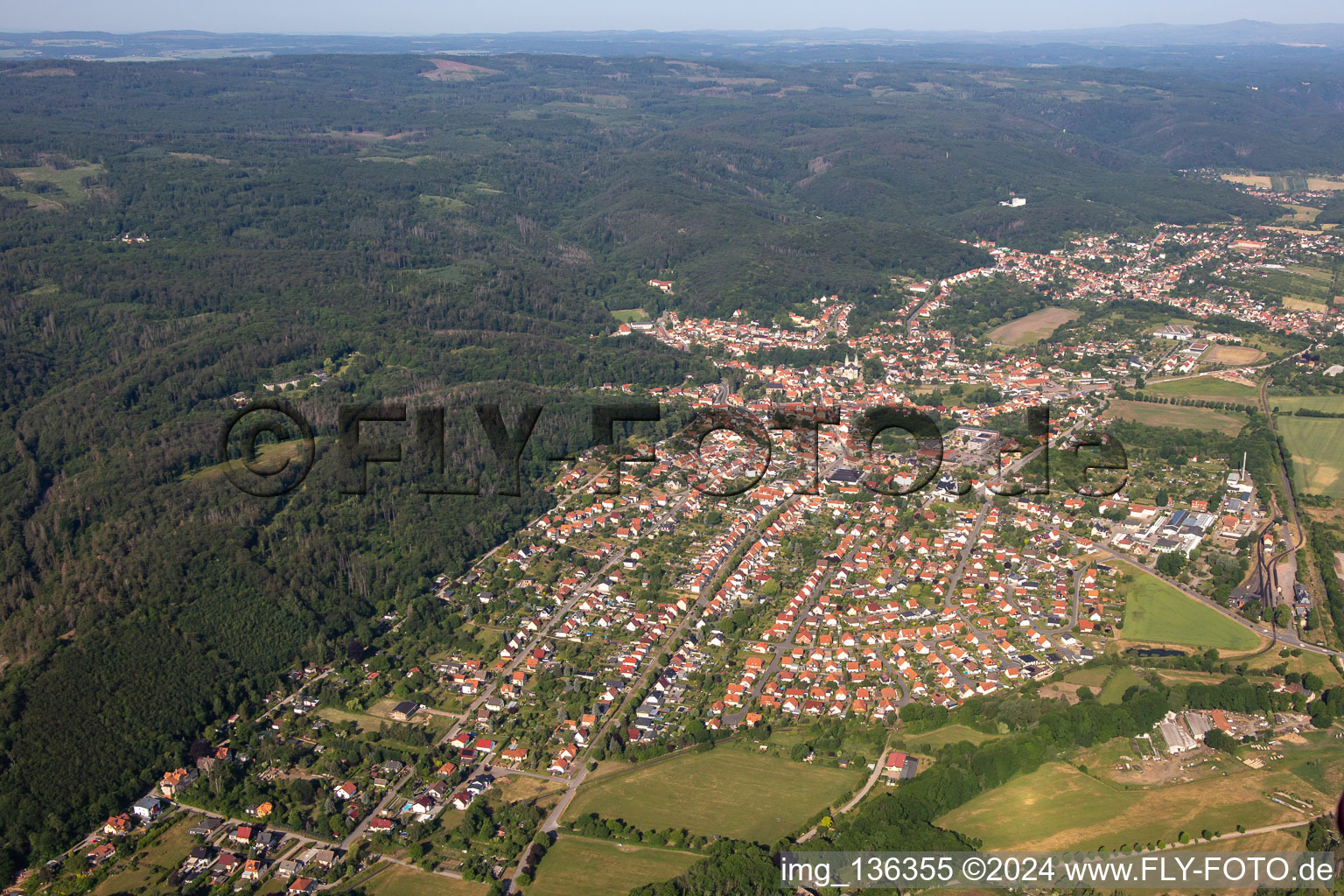 Easter Avenue in the district Gernrode in Quedlinburg in the state Saxony-Anhalt, Germany