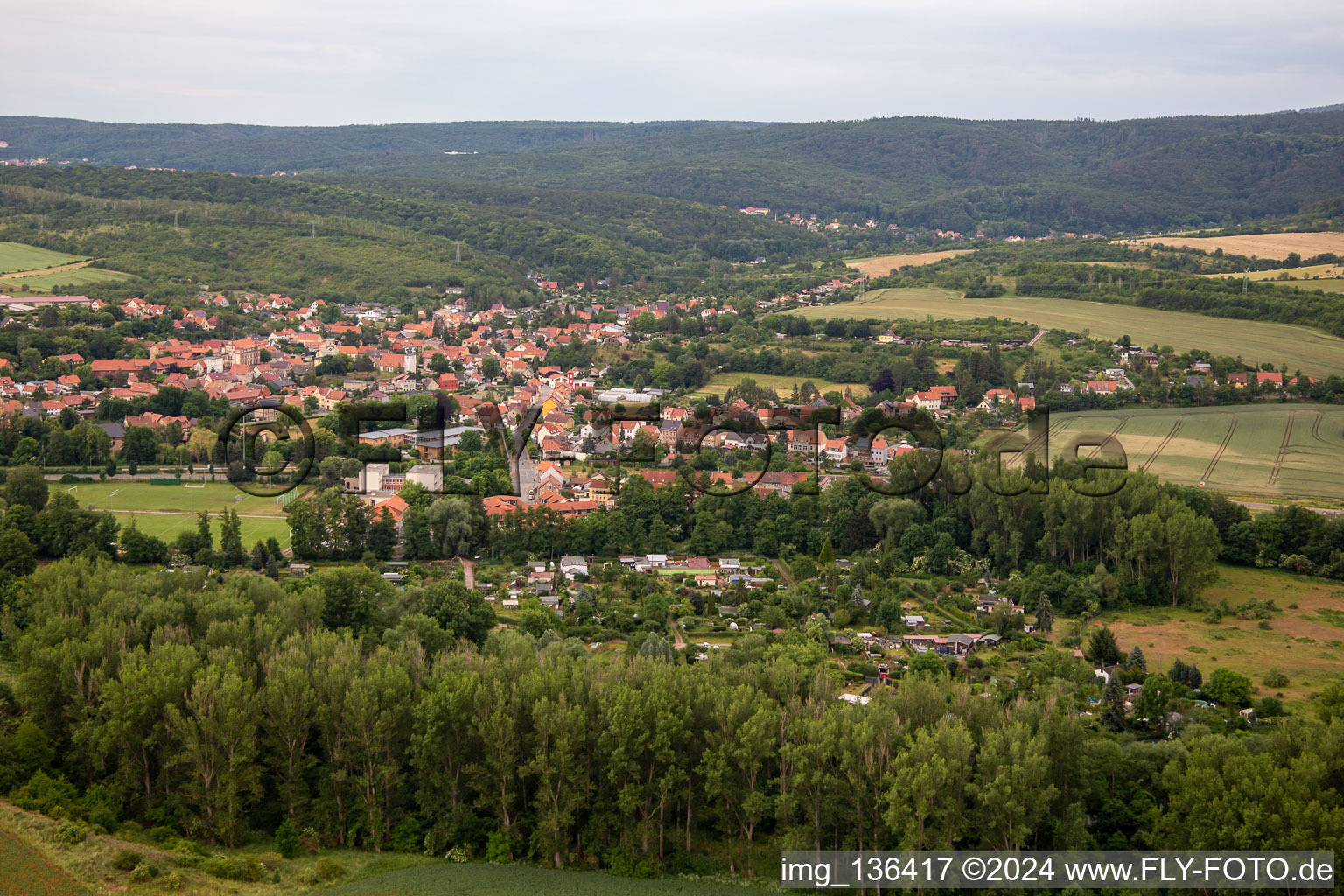 Alte Bahnhofstr in the district Neinstedt in Thale in the state Saxony-Anhalt, Germany