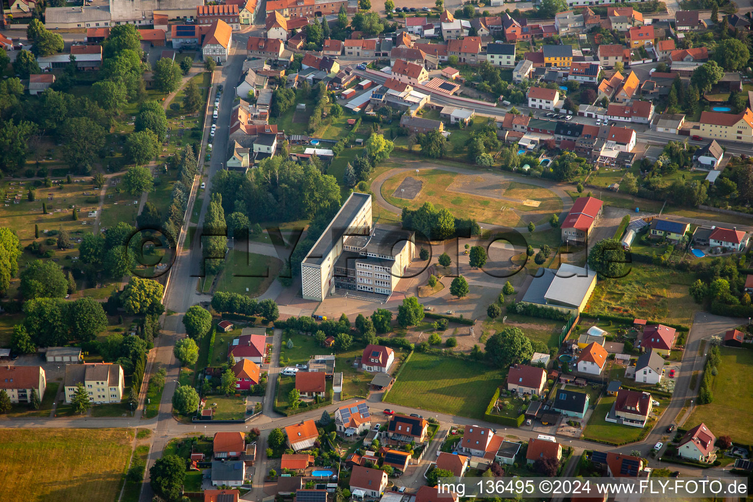 Ludwig Gleim Secondary School in the district Ermsleben in Falkenstein in the state Saxony-Anhalt, Germany