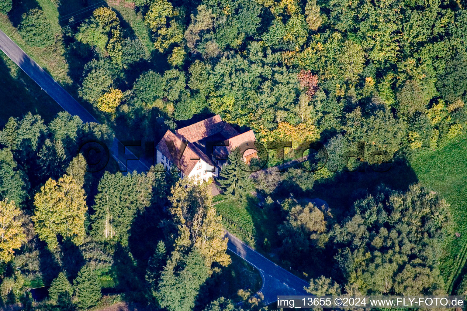 Hahnenhof in Oberschlettenbach in the state Rhineland-Palatinate, Germany