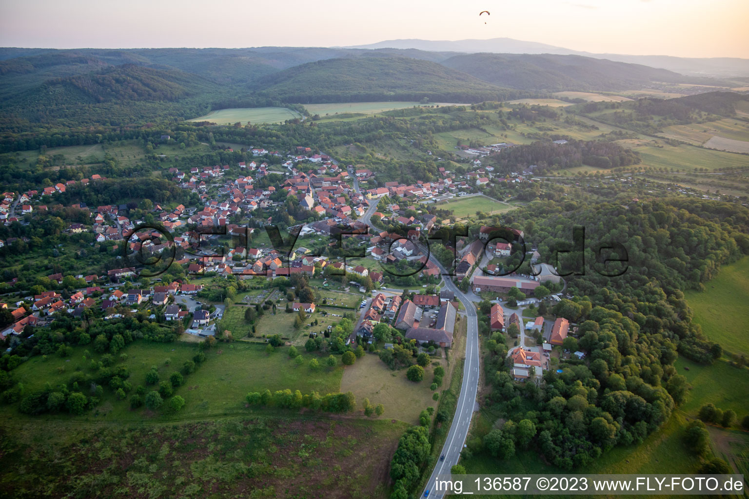 District Heimburg in Blankenburg in the state Saxony-Anhalt, Germany