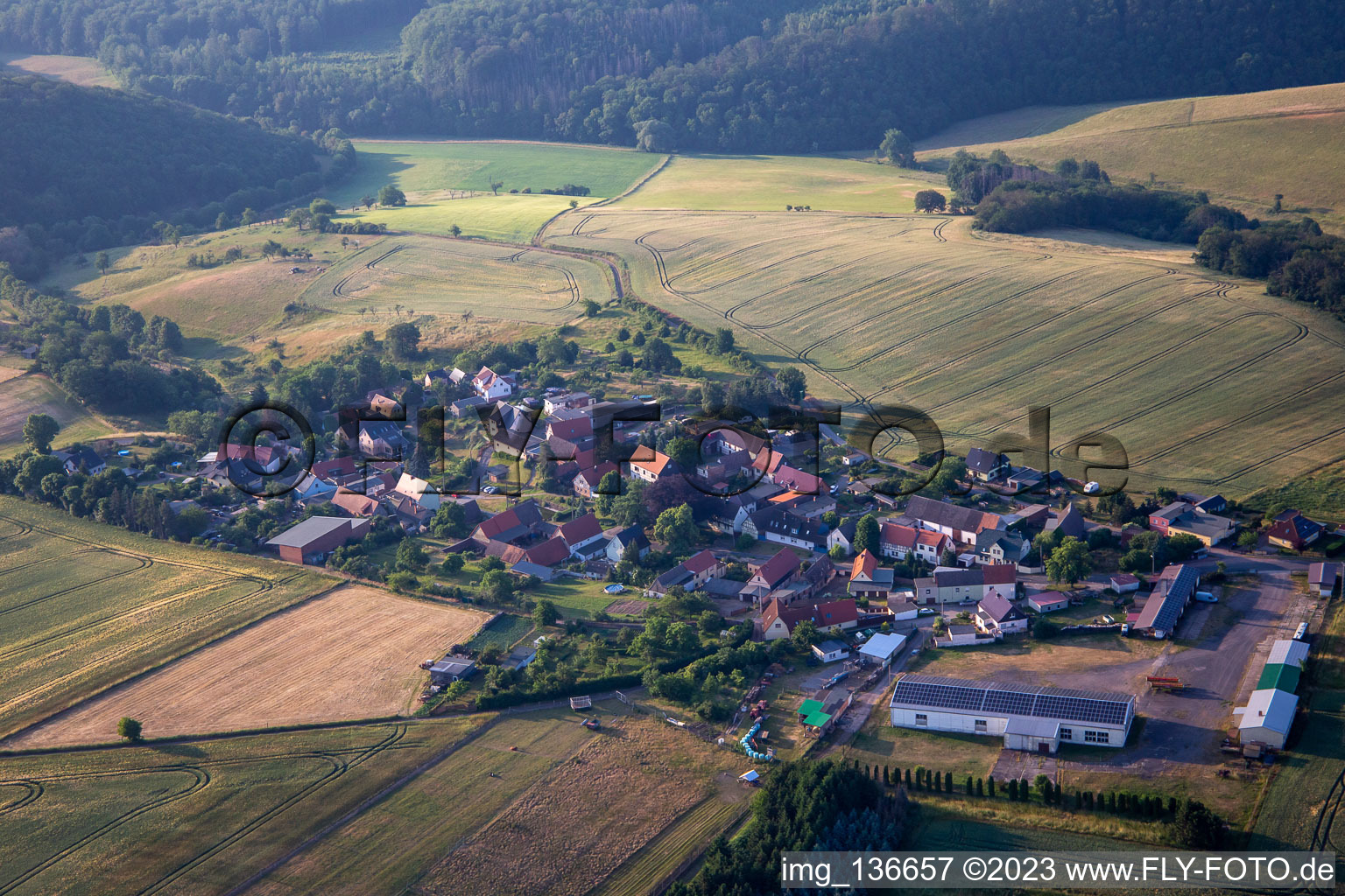 District Piskaborn in Mansfeld in the state Saxony-Anhalt, Germany