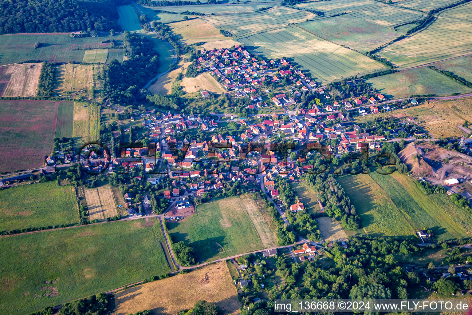 District Wettelrode in Sangerhausen in the state Saxony-Anhalt, Germany