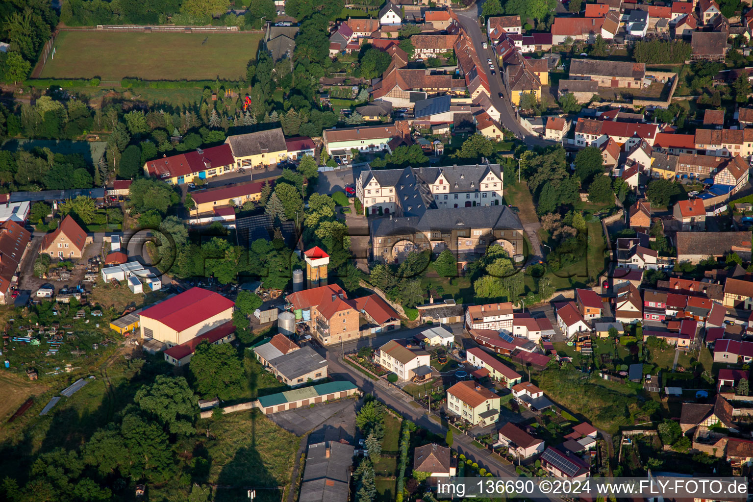 Lock Wallhausen in Wallhausen in the state Saxony-Anhalt, Germany