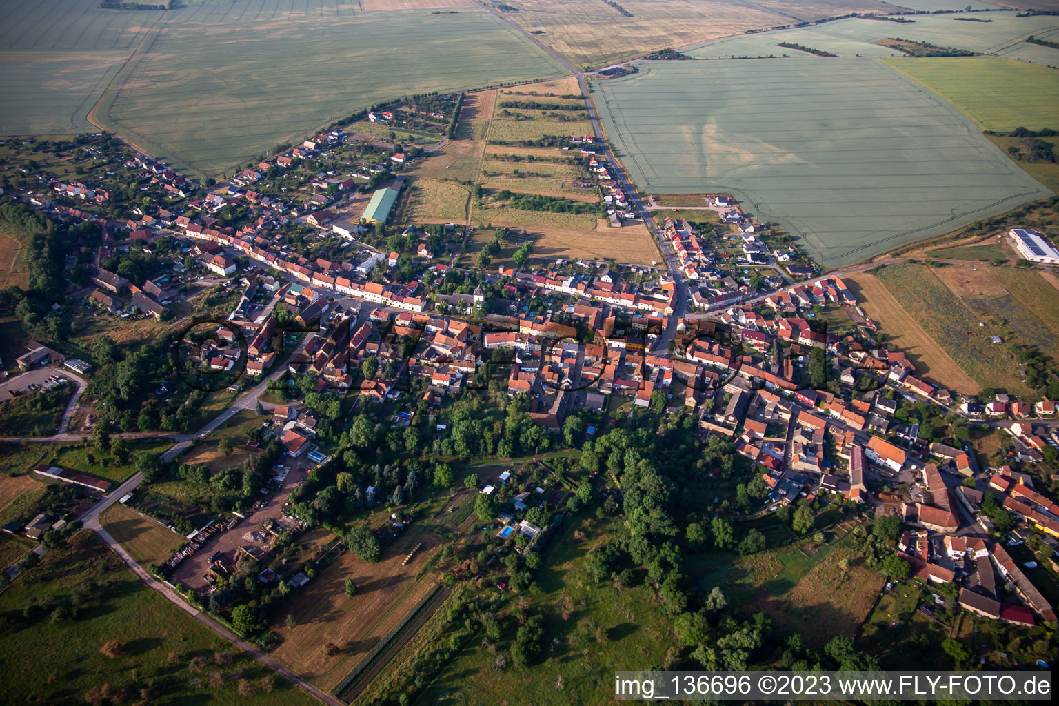 District Brücken in Brücken-Hackpfüffel in the state Saxony-Anhalt, Germany