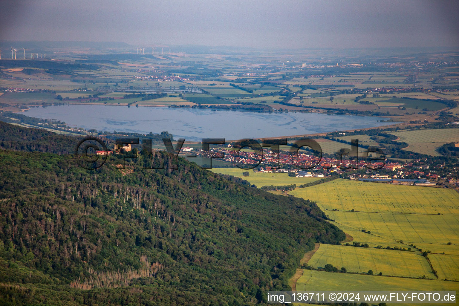 Dam Kelbra in Kelbra in the state Saxony-Anhalt, Germany