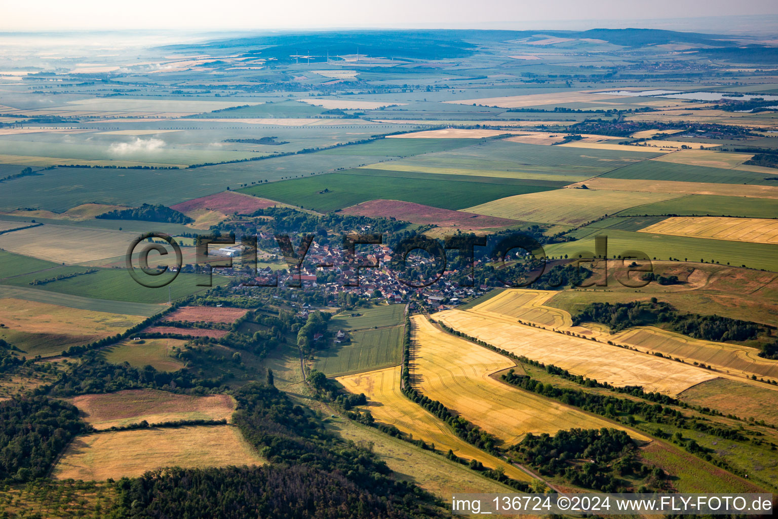 District Udersleben in Bad Frankenhausen in the state Thuringia, Germany