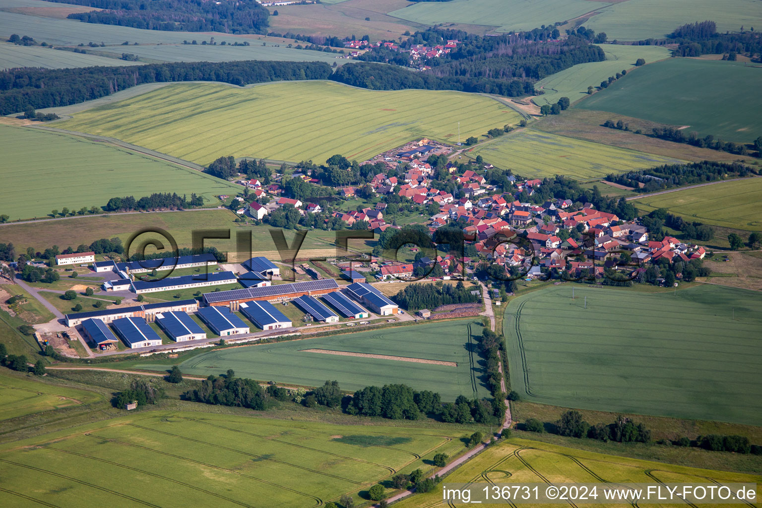 District Breitenbach in Sangerhausen in the state Saxony-Anhalt, Germany