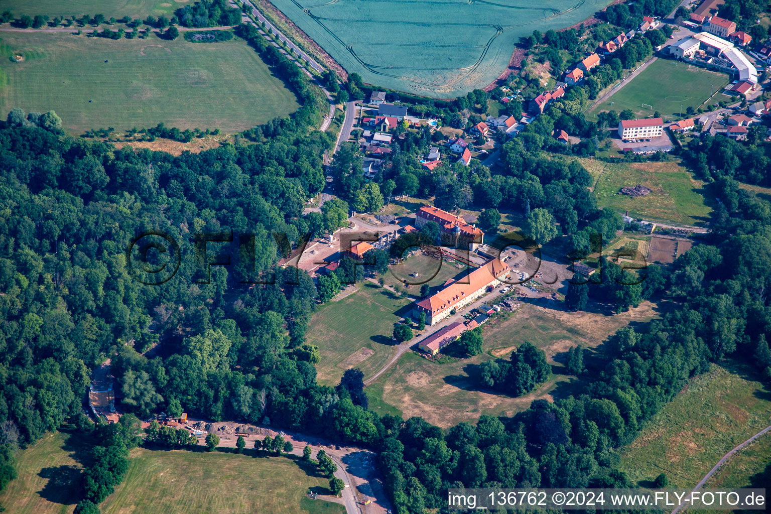 Bernstein Castle Meisdorf and Waldhotel Forsthaus GmbH in the district Meisdorf in Falkenstein in the state Saxony-Anhalt, Germany