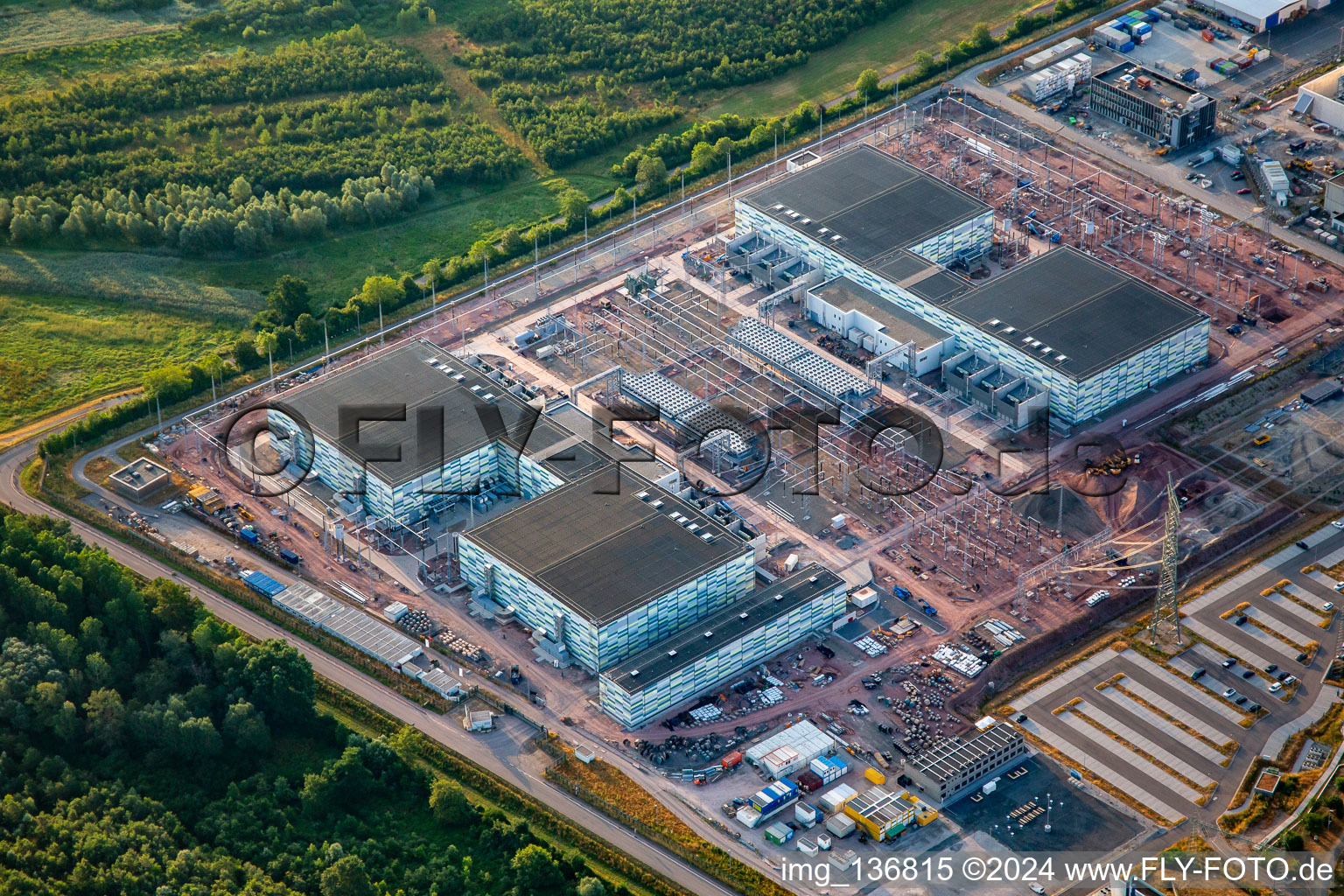 TransnetBW GmbH, DC substation in Philippsburg in the state Baden-Wuerttemberg, Germany