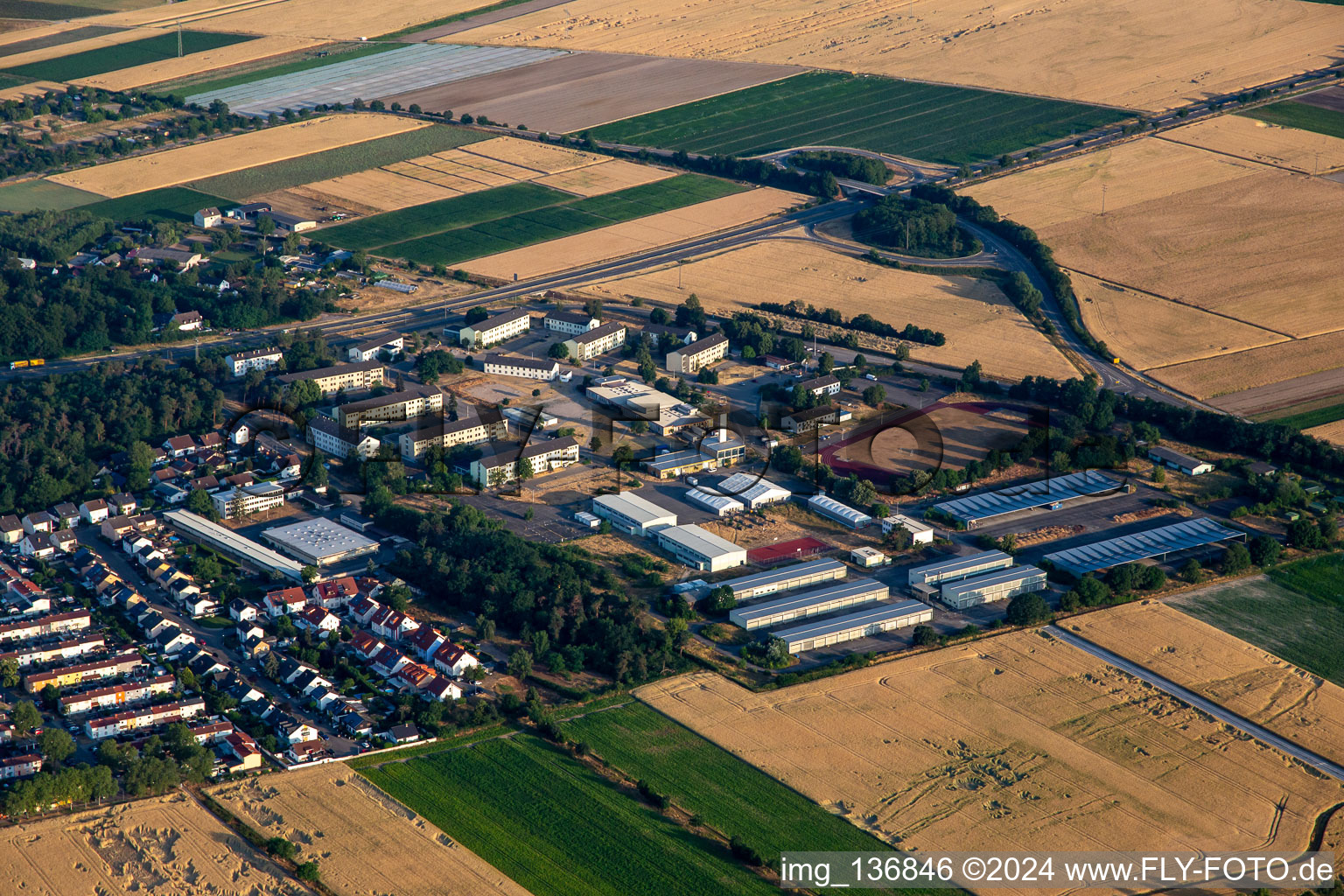 Reception facility for asylum seekers Speyer (AfA) in Speyer in the state Rhineland-Palatinate, Germany