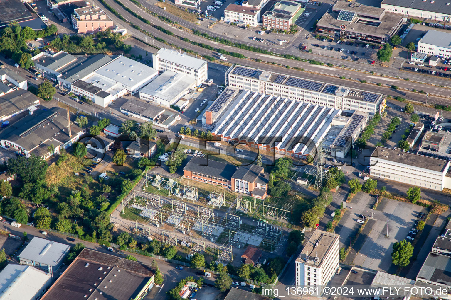 Trierer Street in the district Käfertal in Mannheim in the state Baden-Wuerttemberg, Germany