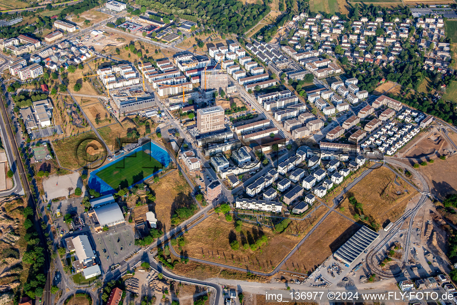 George Washington Street in the district Käfertal in Mannheim in the state Baden-Wuerttemberg, Germany