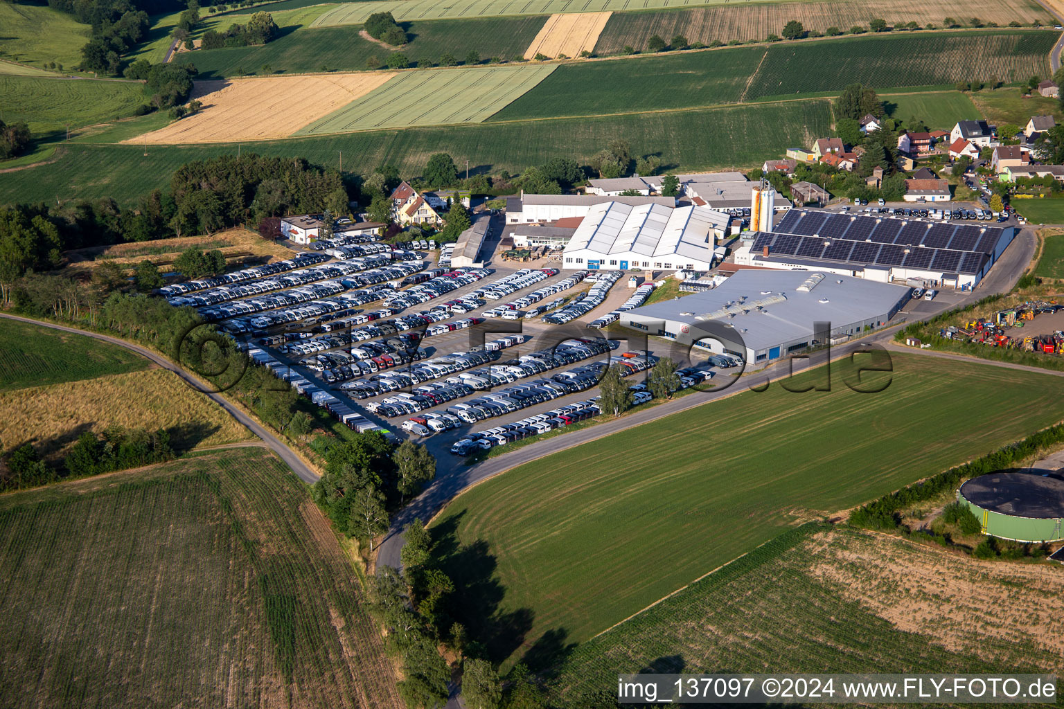 H-line production in the district Vielbrunn in Michelstadt in the state Hesse, Germany