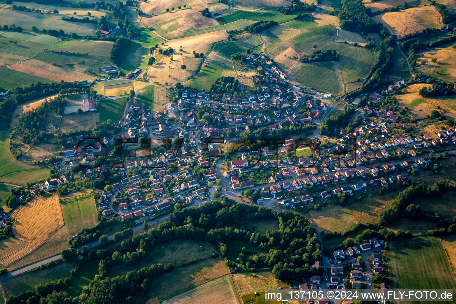 District Krumbach in Fürth in the state Hesse, Germany