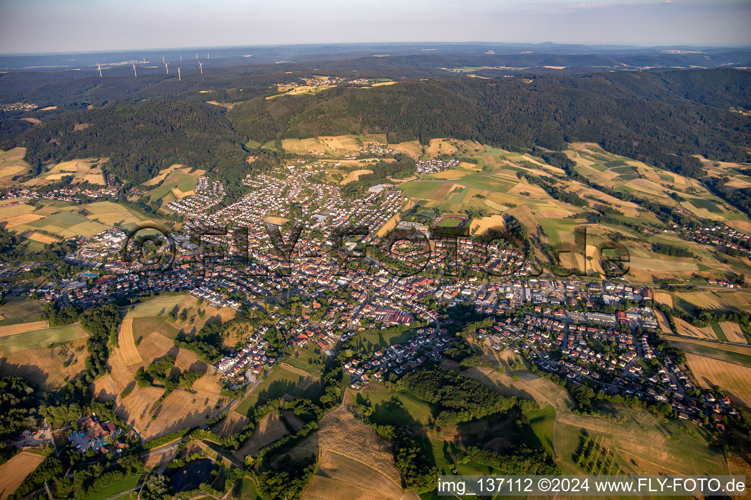 From the west in Fürth in the state Hesse, Germany