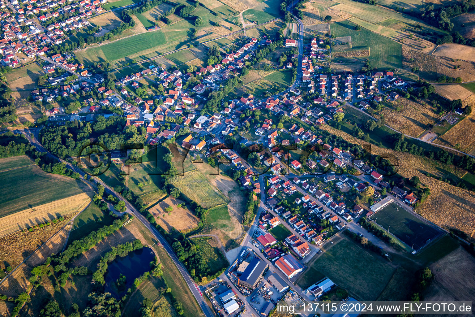 District Lörzenbach in Fürth in the state Hesse, Germany