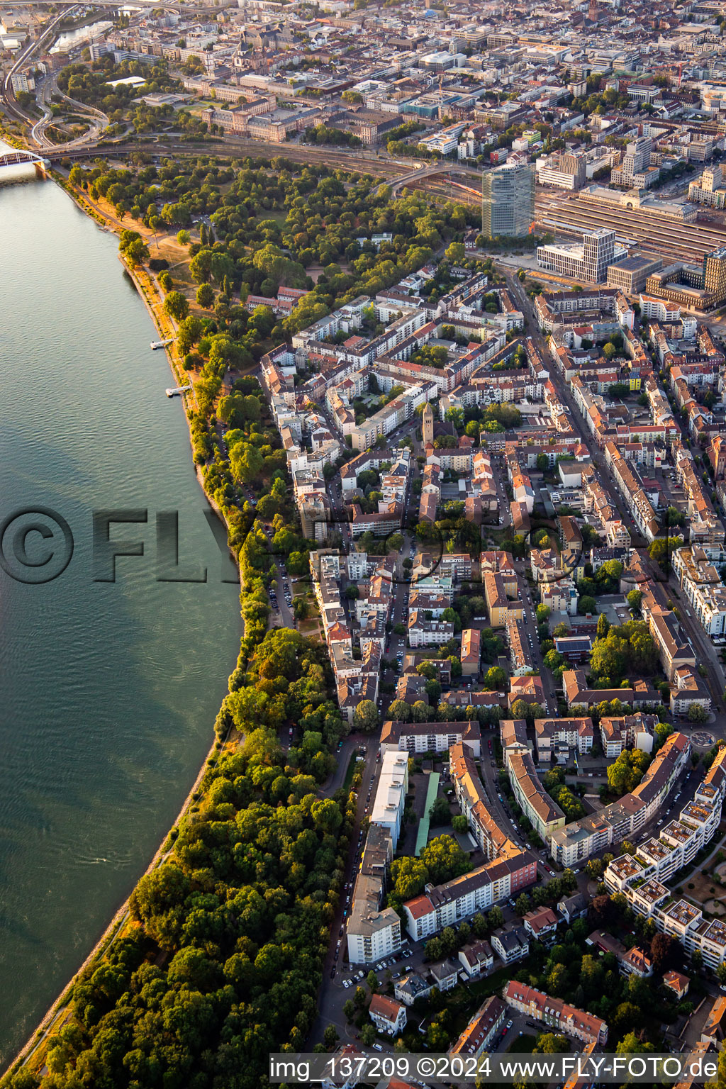 Waldparkstr in the district Lindenhof in Mannheim in the state Baden-Wuerttemberg, Germany