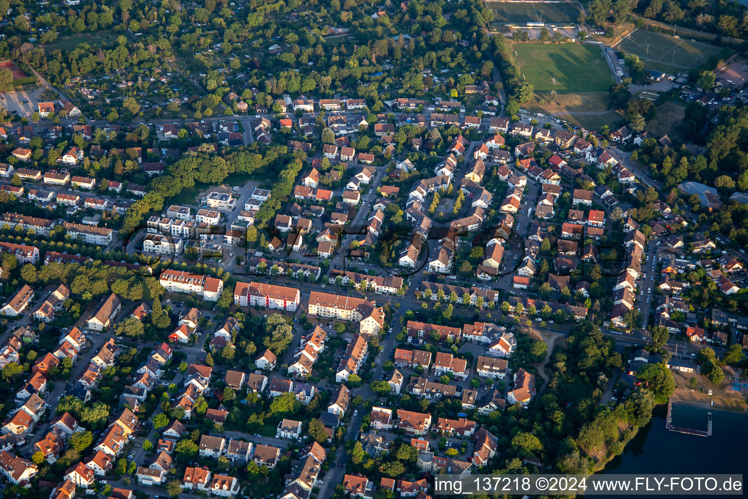 Siegfriedstr in the district Neckarau in Mannheim in the state Baden-Wuerttemberg, Germany