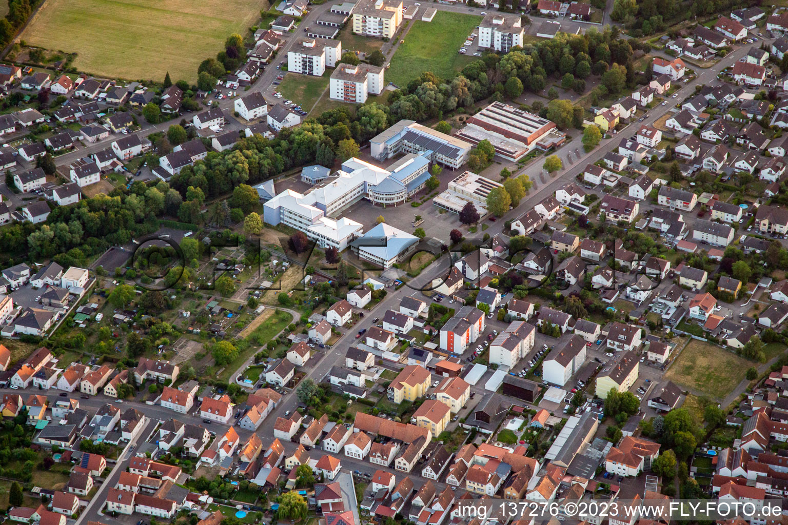 PAMINA School Centre Herxheim in Herxheim bei Landau in the state Rhineland-Palatinate, Germany