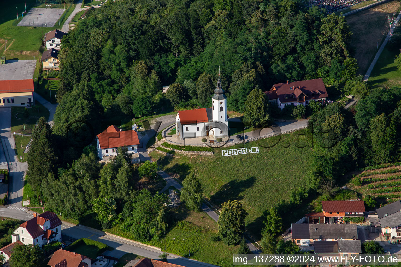 Župnijska cerkev sv. Lenarta Church in Ormož in the state Slovenia, Slovenia