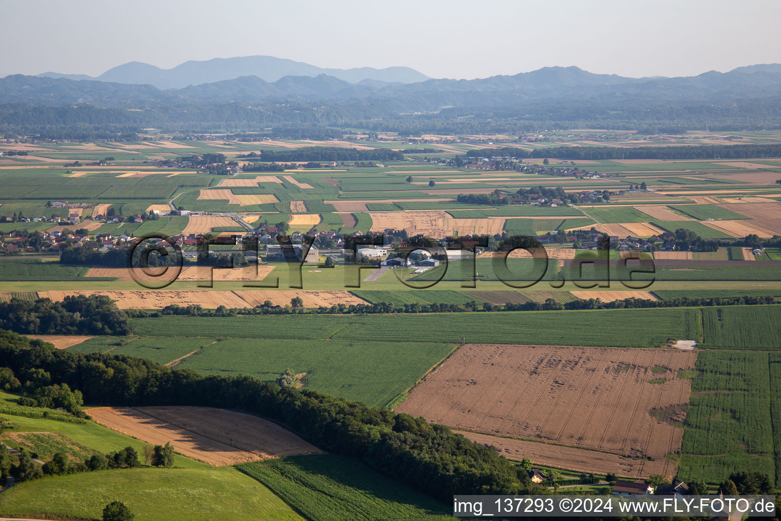 Aeroclub Ptuj Airport in Gorišnica in the state Slovenia, Slovenia