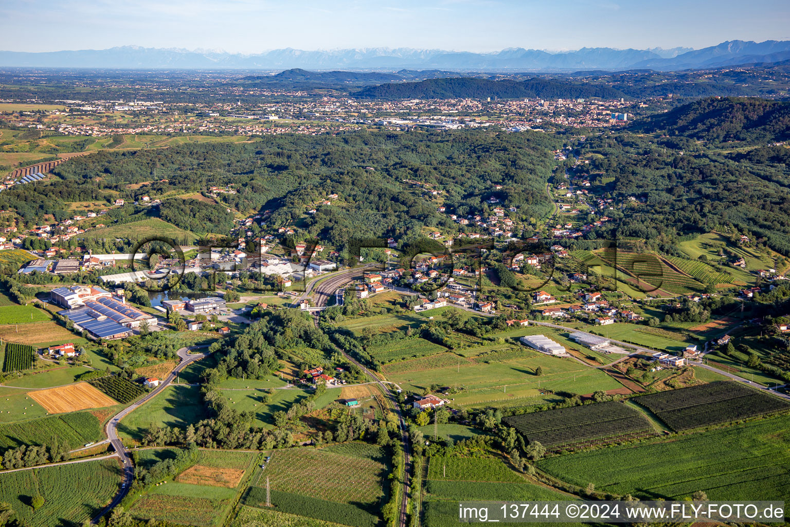 District Volčja Draga in Renče-Vogrsko in the state Slovenia, Slovenia