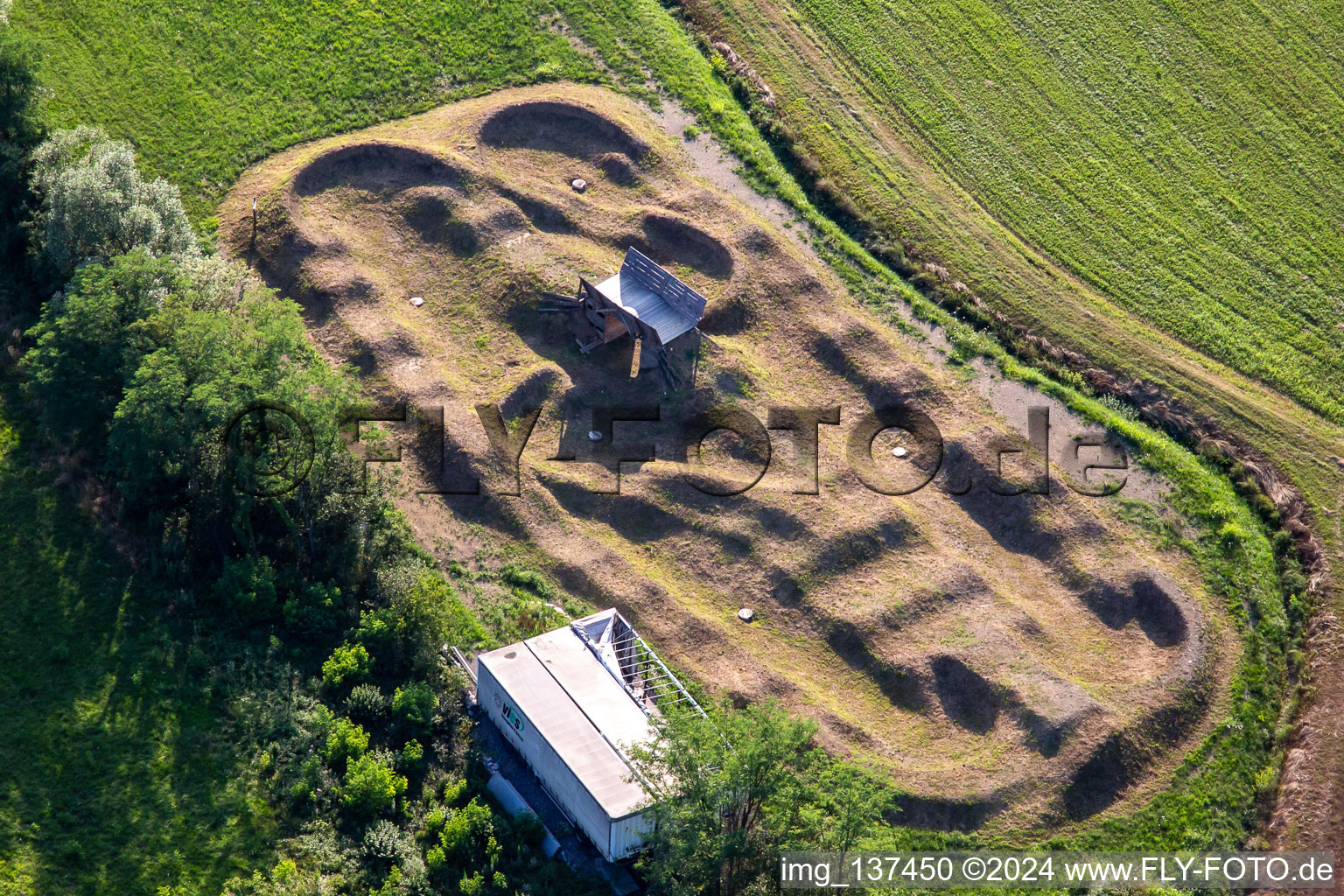 BMX track in Nova Gorica in the state Slovenia, Slovenia