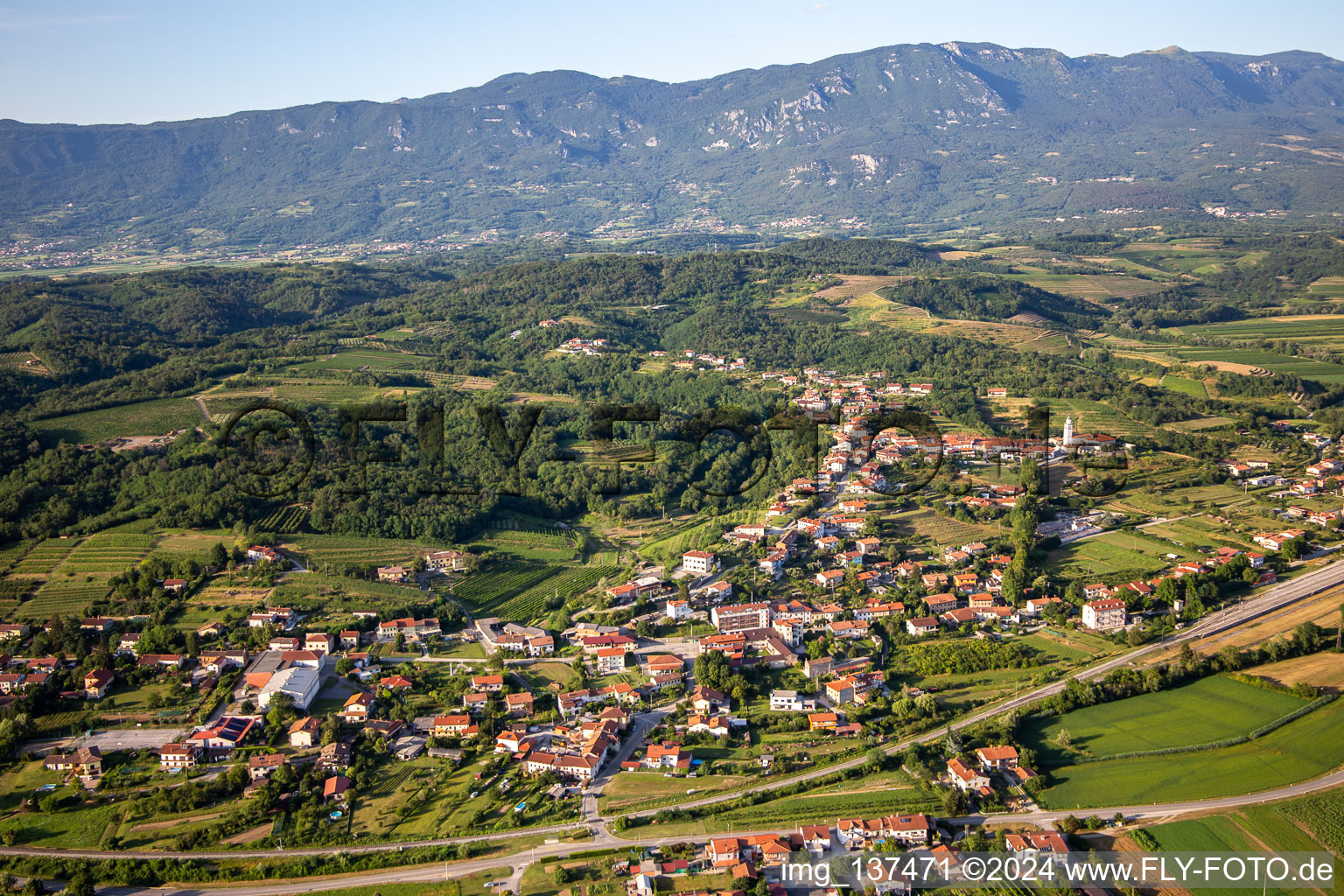 District Prvačina in Nova Gorica in the state Slovenia, Slovenia