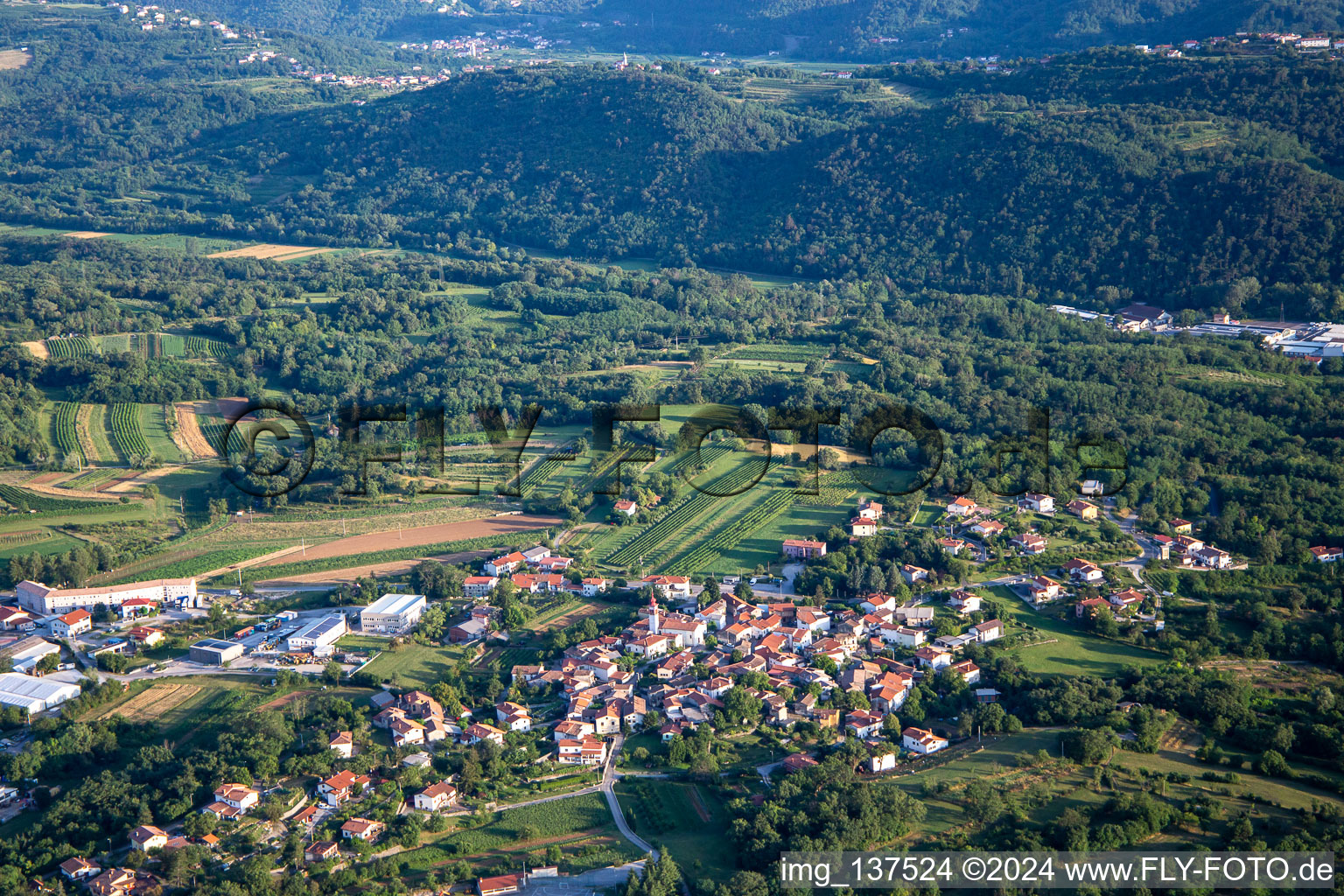 District Batuje in Ajdovščina in the state Slovenia, Slovenia