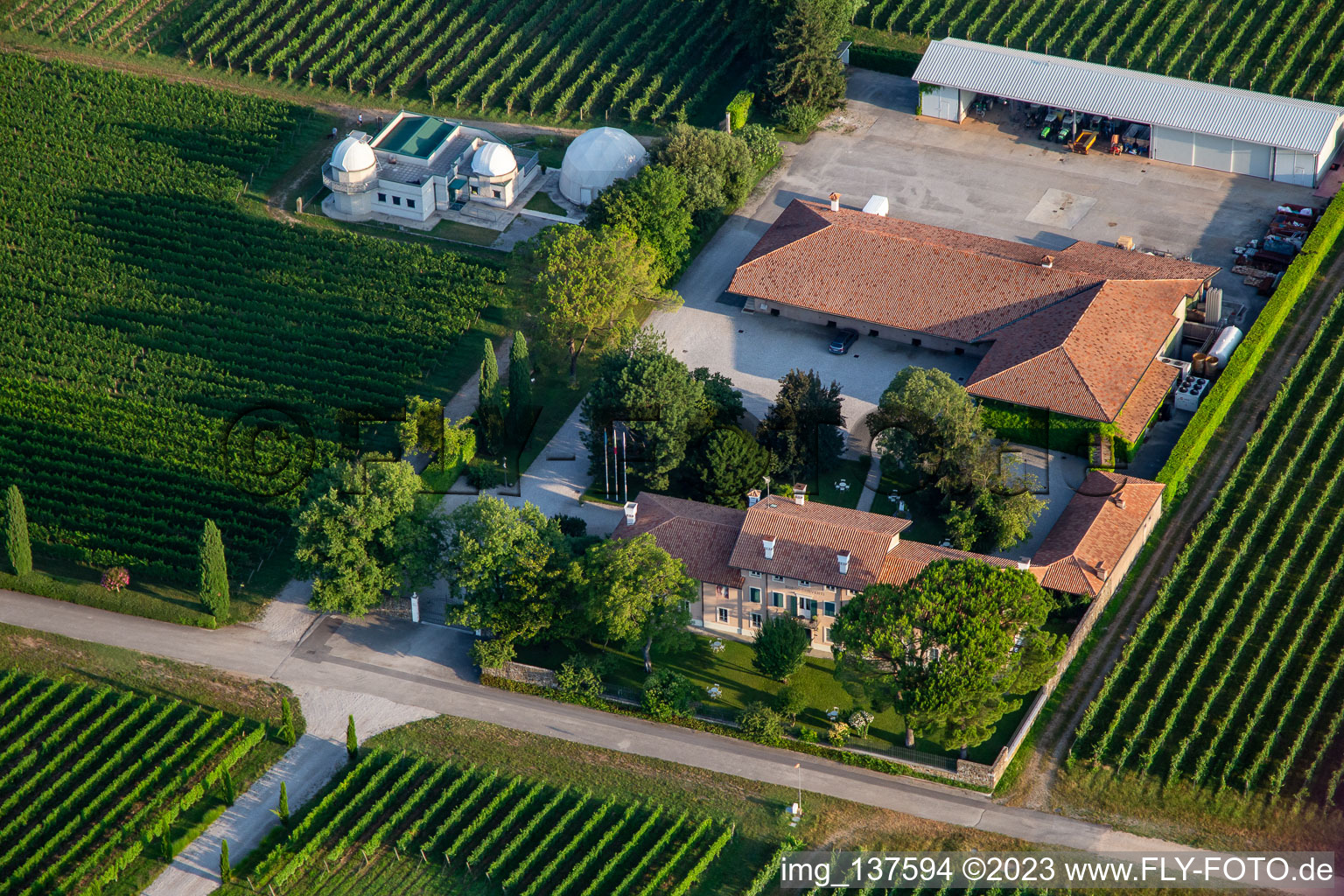 Tenuta Borgo Conventi SRL and Farra d'Isonzo Observatory Osservatorio Astronomico CCAF in Farra d’Isonzo in the state Gorizia, Italy