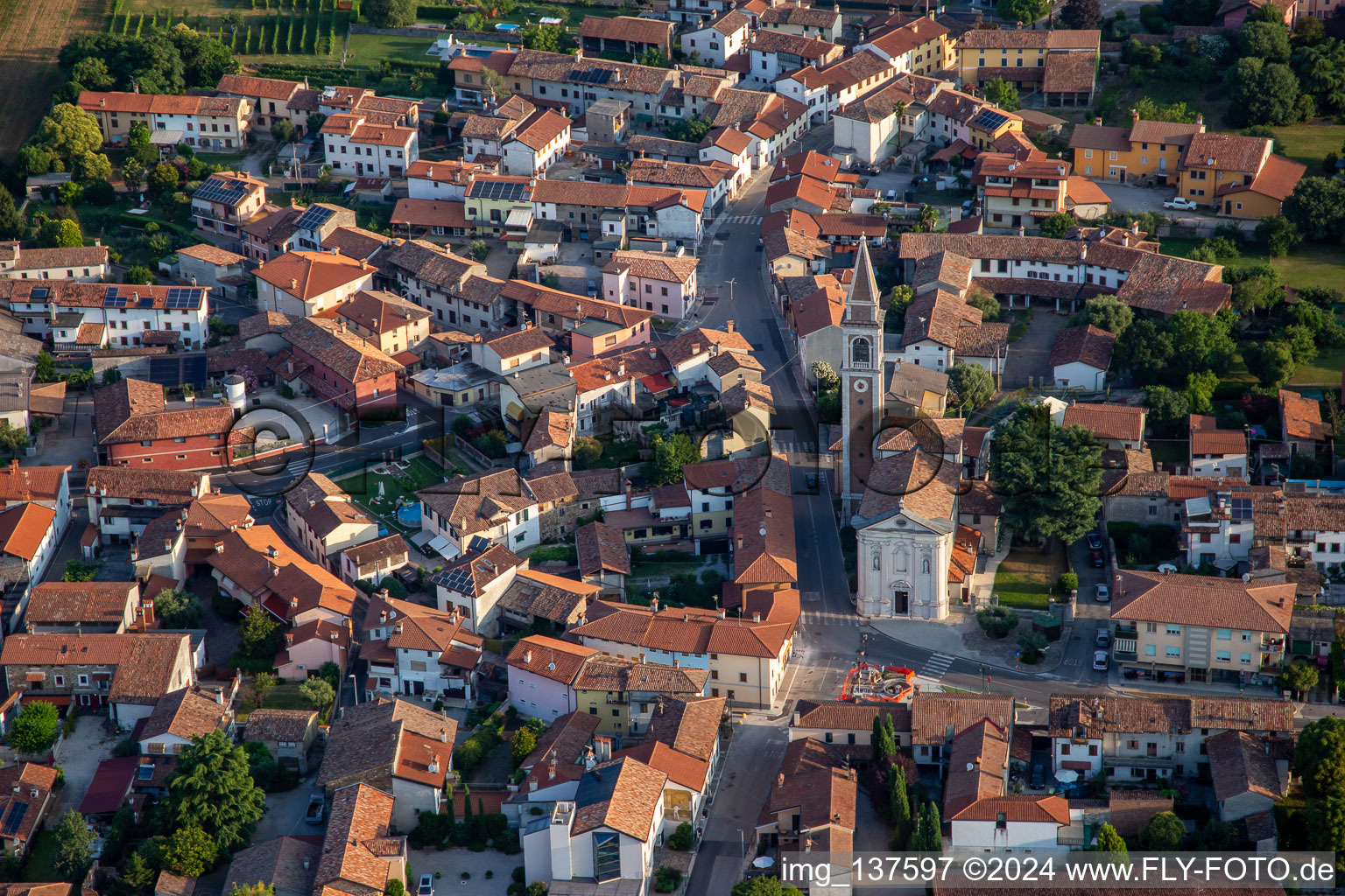 Church of the Parish of San Lorenzo in San Lorenzo Isontino in the state Gorizia, Italy