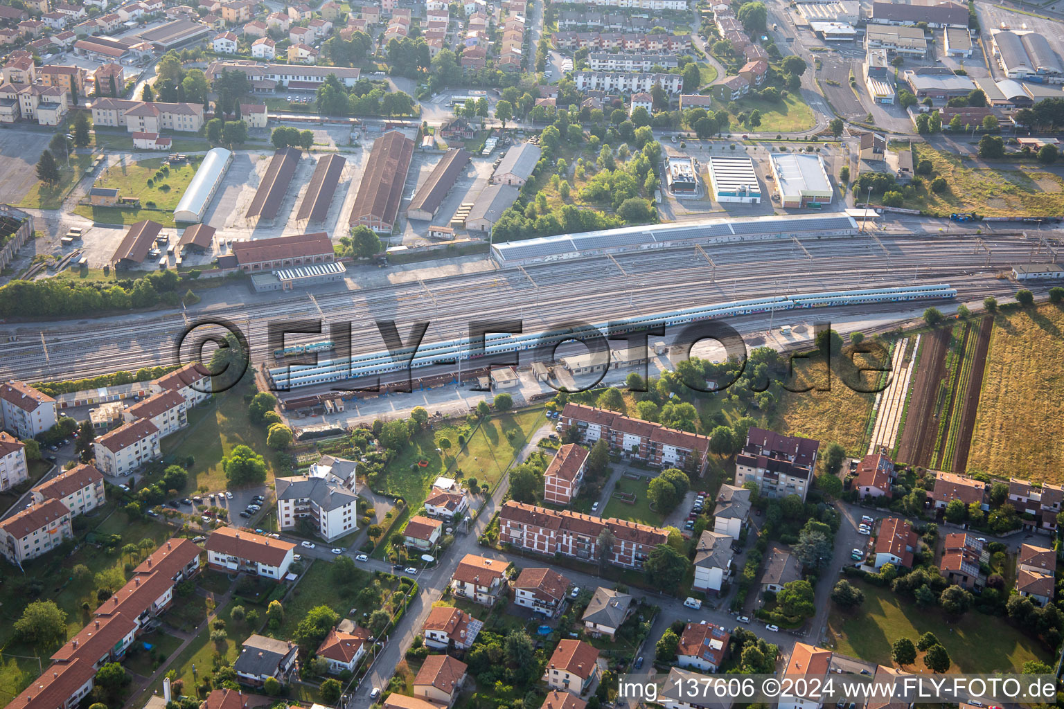 Marshalling yard in Gorizia in the state Gorizia, Italy