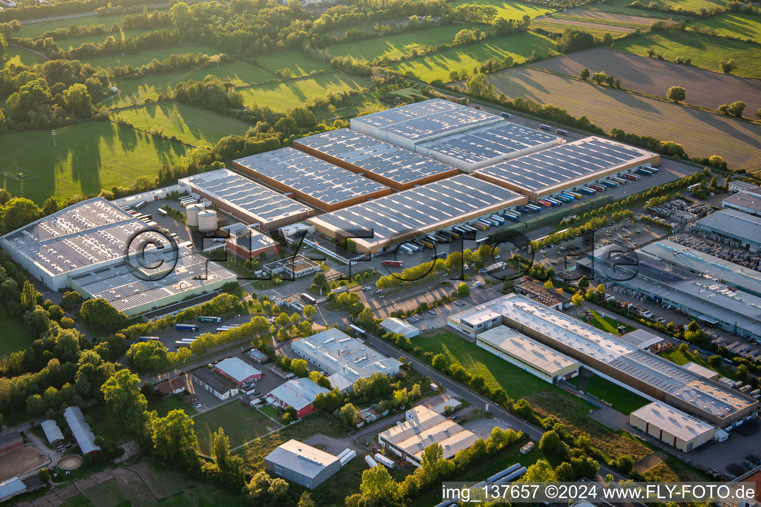 Michelin tire factories in Landau in der Pfalz in the state Rhineland-Palatinate, Germany