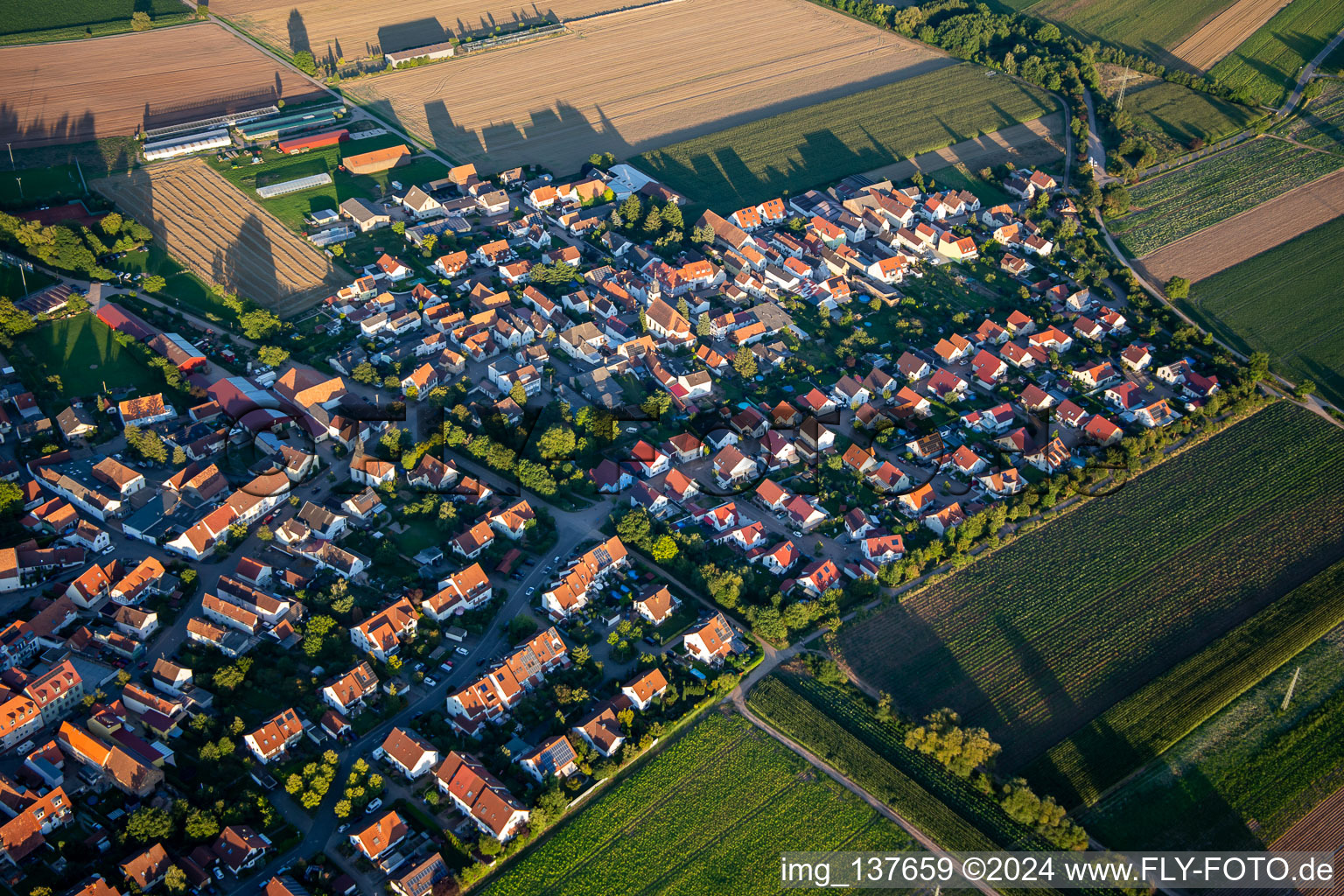 Lower Rappenfeld in the district Mörlheim in Landau in der Pfalz in the state Rhineland-Palatinate, Germany