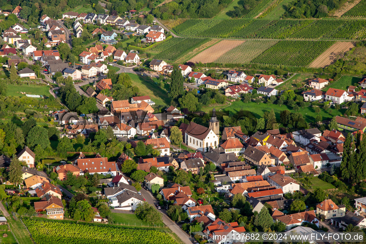 St Simon in the district Pleisweiler in Pleisweiler-Oberhofen in the state Rhineland-Palatinate, Germany